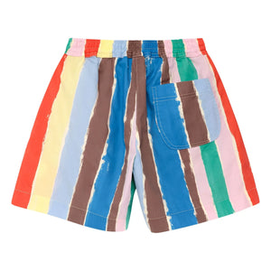 True Artist - Shorts a rayas | Azul