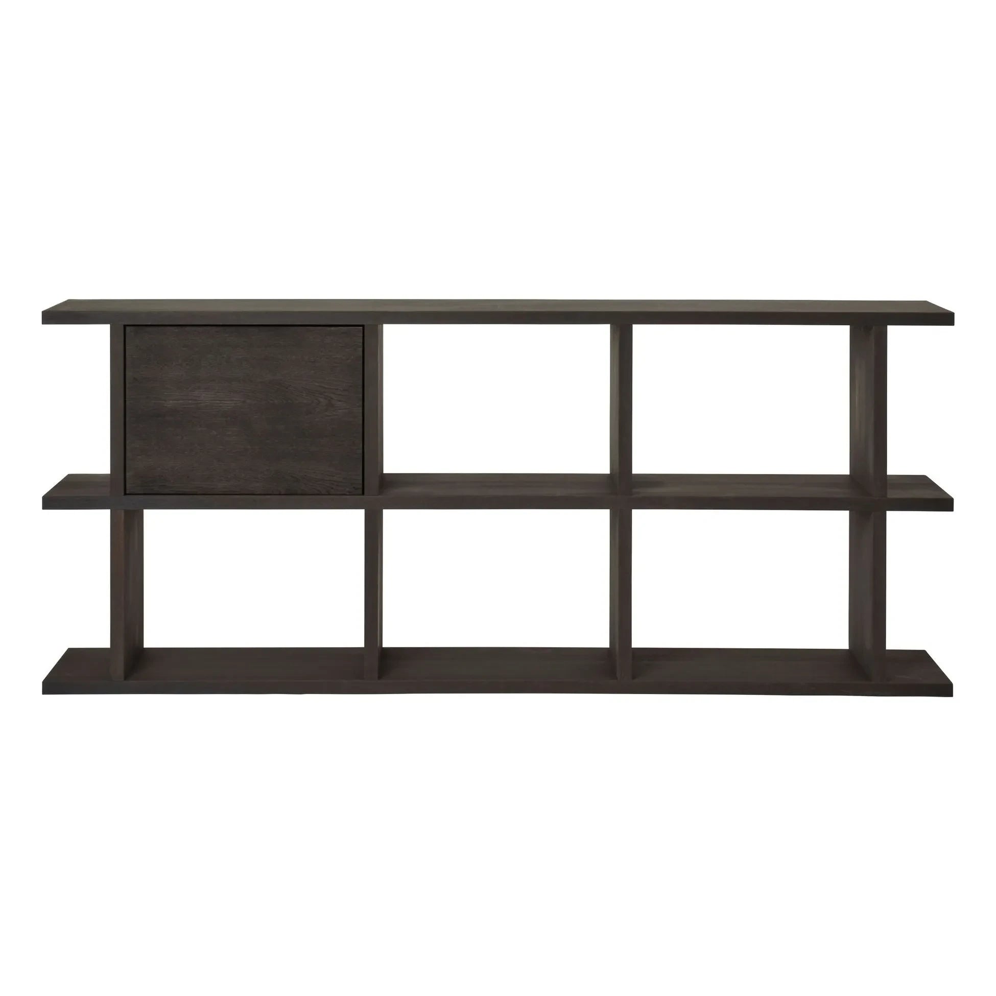 Ferm Living - Módulo de madera para estantería Kona | Roble Oscuro