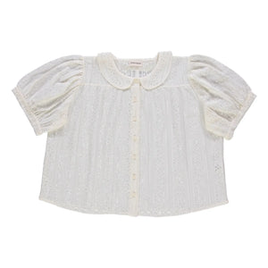 Poudre Organic - Blusa de encaje Ámbar | Crudo