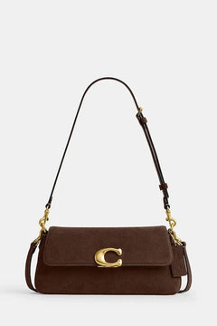 Bolso de hombro Coach Jet de ante para mujer