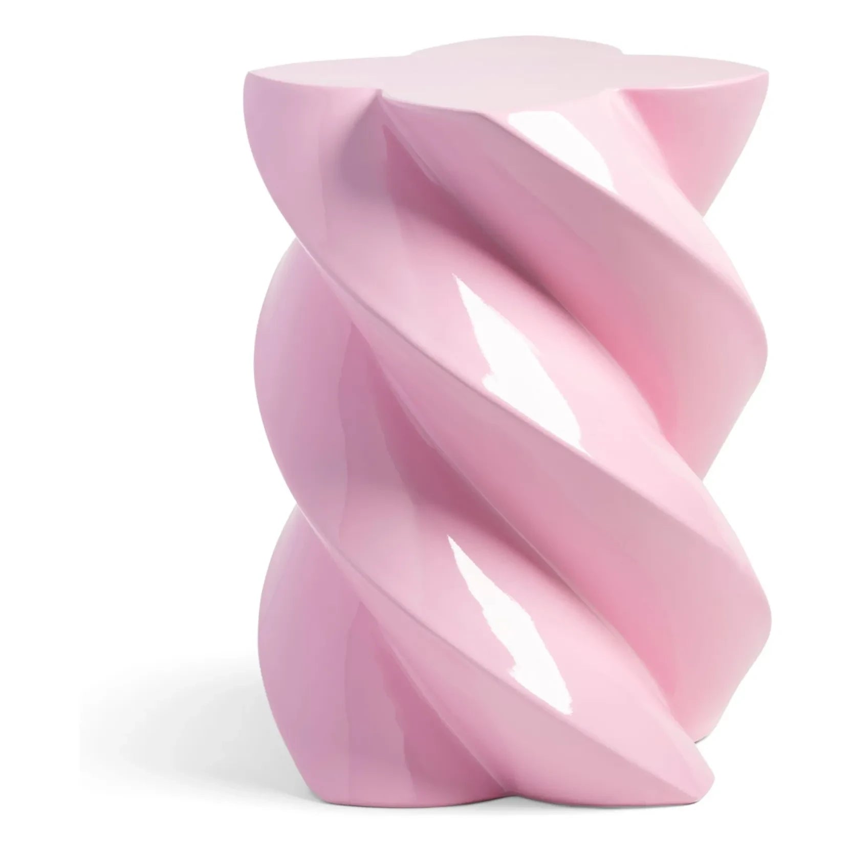 &Klevering - Mesa auxiliar Pillar | Rosa caramelo