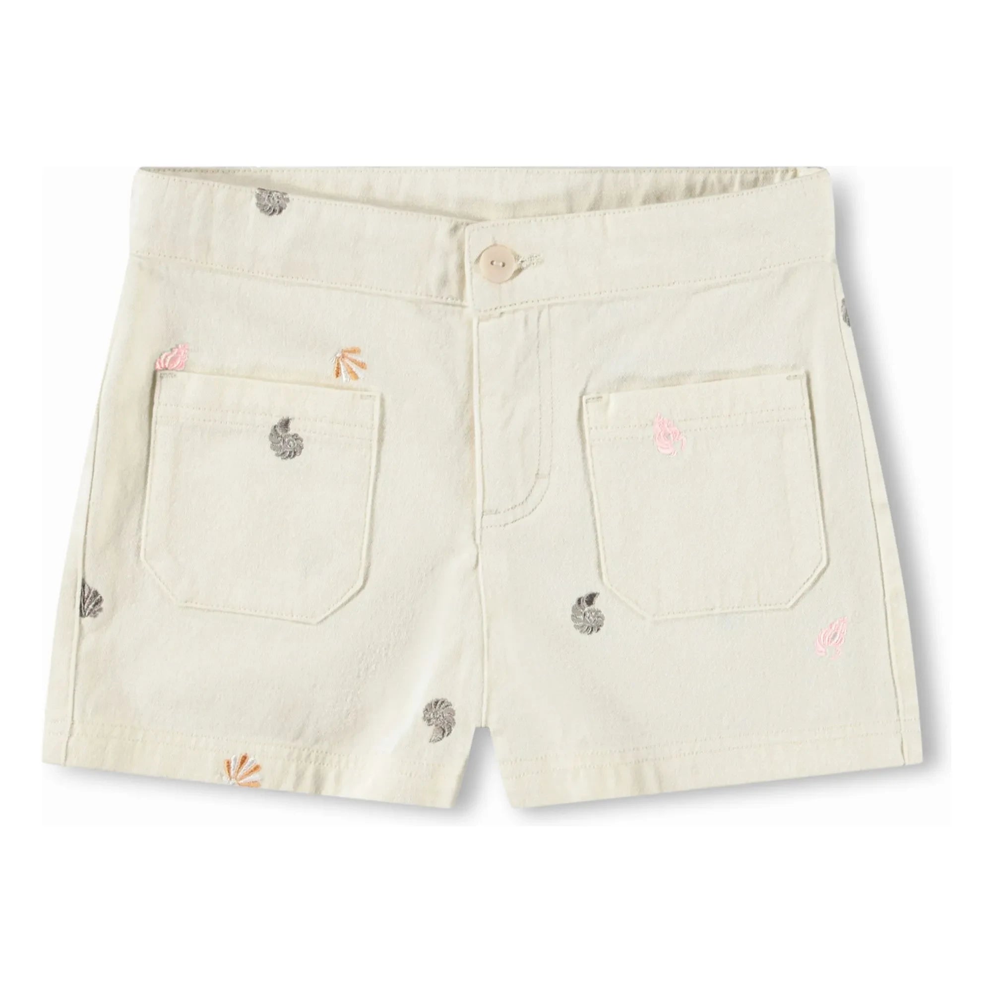 Molo - Short Amanda Coquillages Algodón Orgánico | Crudo