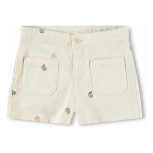 Molo - Short Amanda Coquillages Algodón Orgánico | Crudo