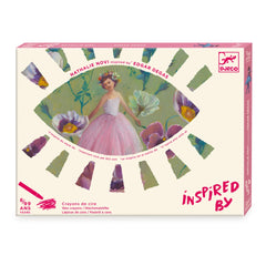 Djeco - Set de actividades con pasteles al óleo de bailarina