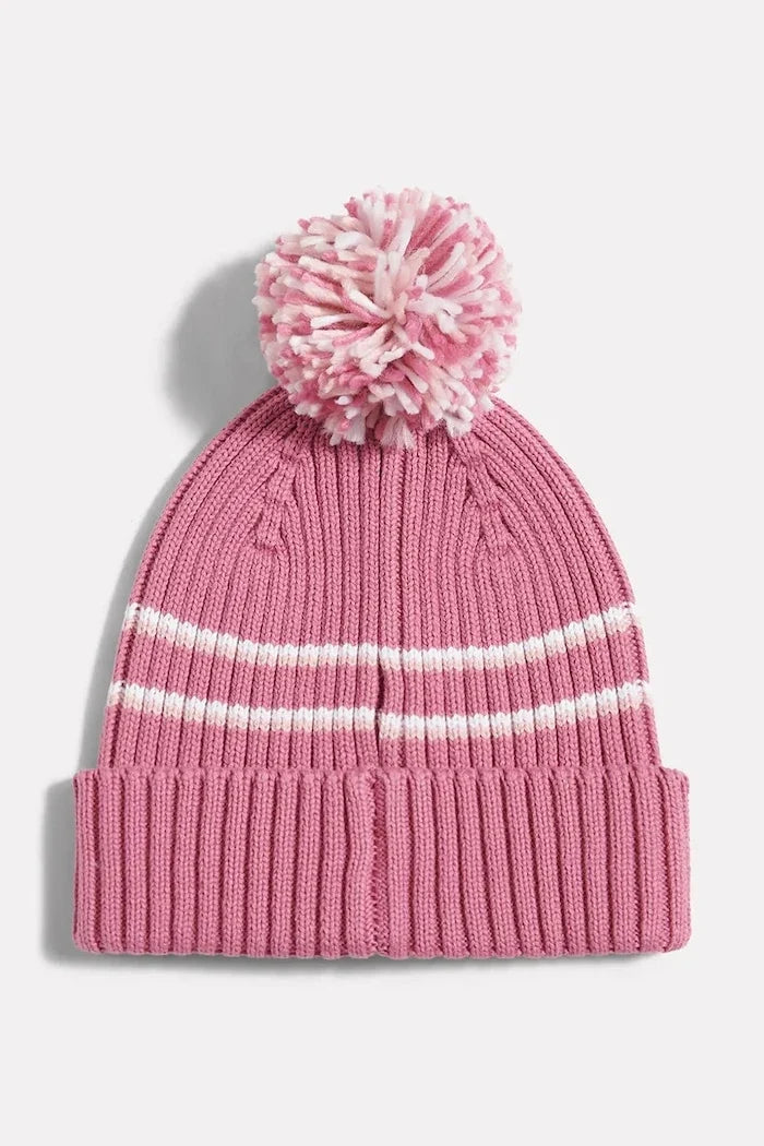 Gorro New Balance de algodón con pompón para niños