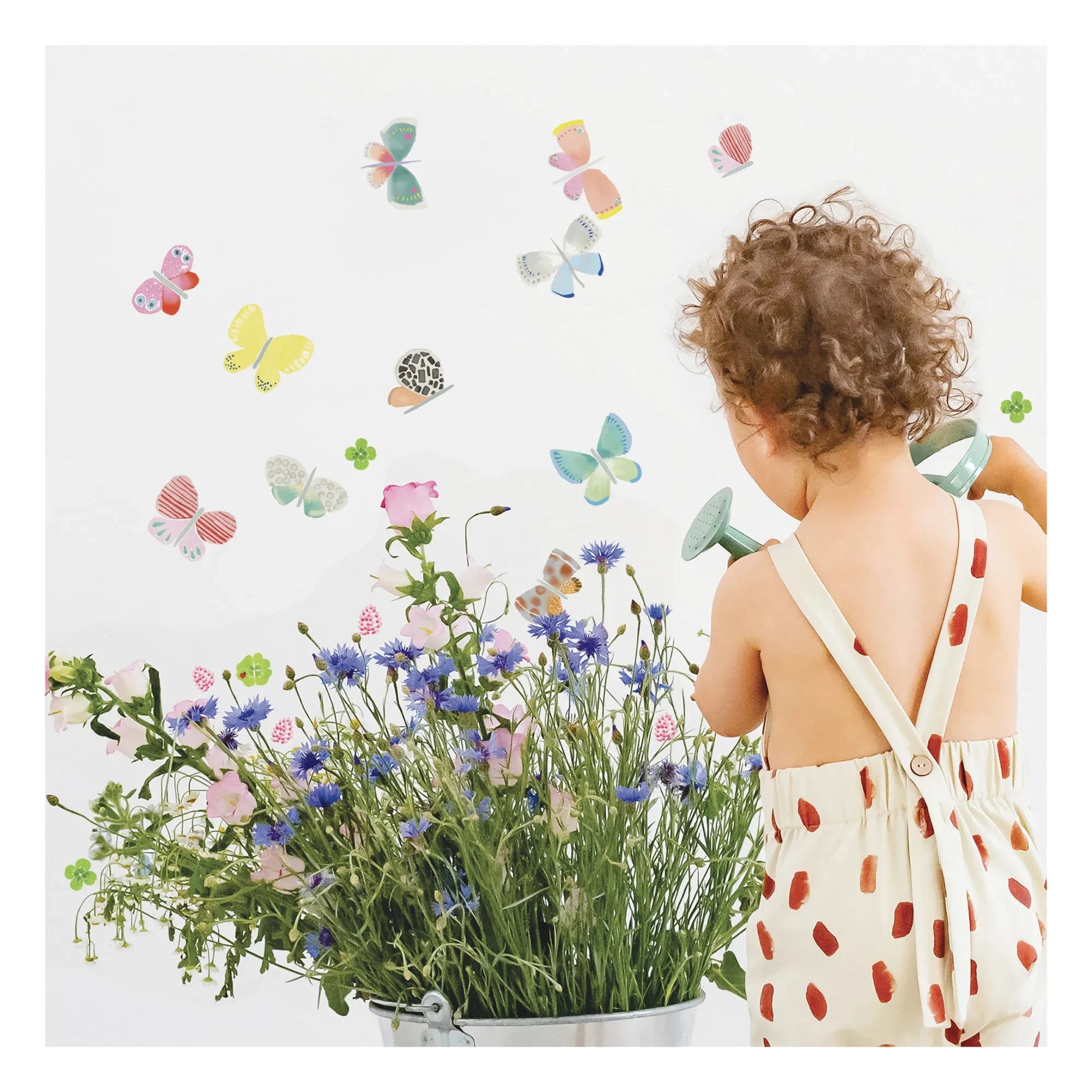 MIMI'lou - Mariposas de Primavera Pegatinas "Solo un toque"