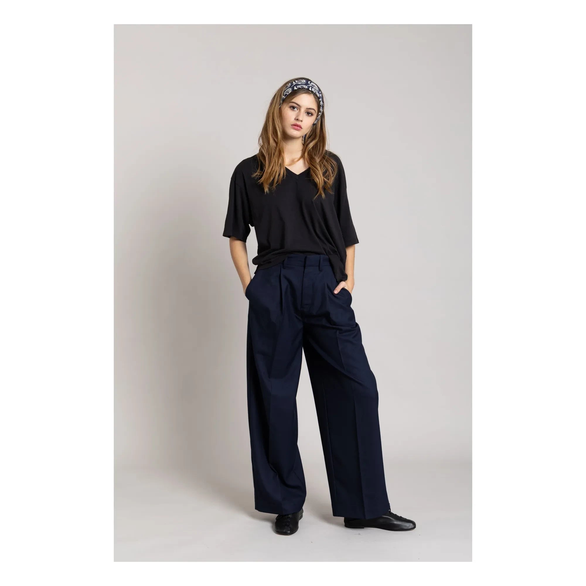 Smallable Mujer - Camiseta de nube de algodón orgánico | Negro