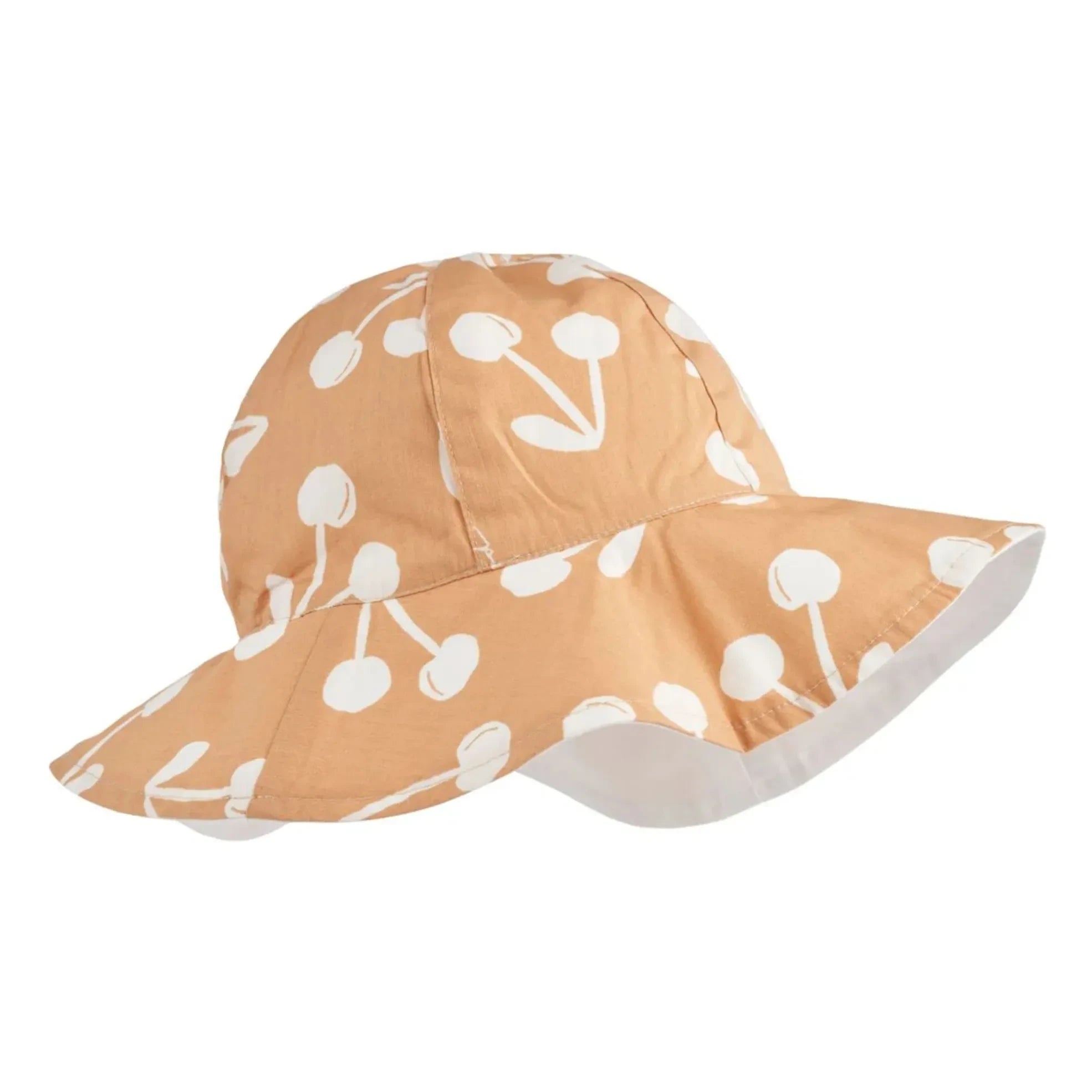 Gorro Amelia de algodón orgánico de doble cara de Liewood | Albaricoque