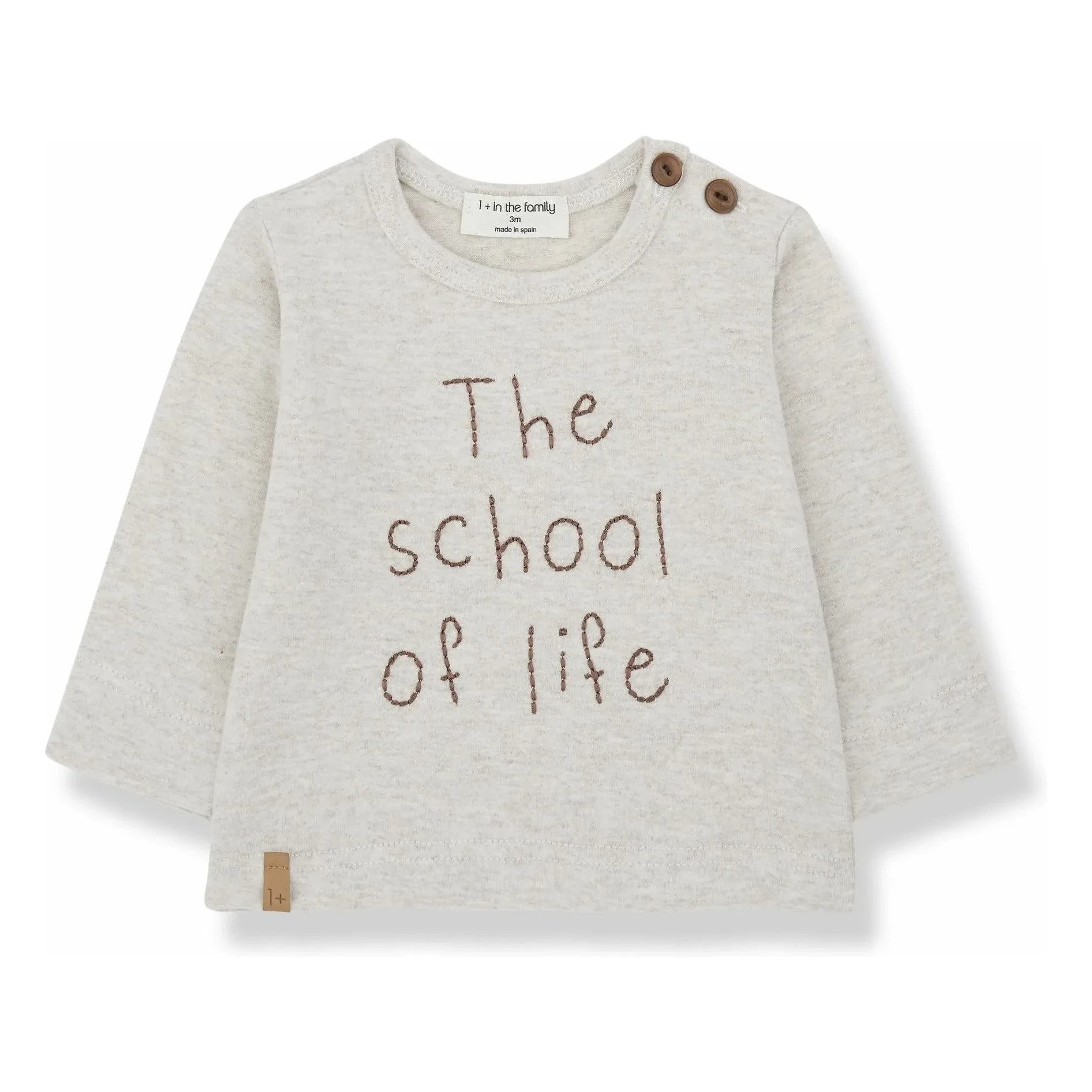 1+ in the family - Camiseta Harald | beige jaspeado
