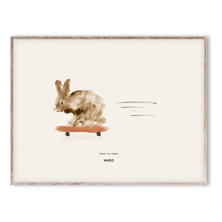 Mado - Estampado de conejo Rocky 30x40 cm