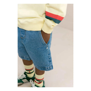 Jenest - Kai Shorts Vaqueros de Algodón Orgánico | Azul