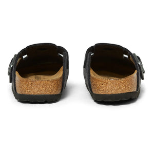 BIRKENSTOCK - Boston Zuecos de Lana - Colección Adultos | Gris carbón