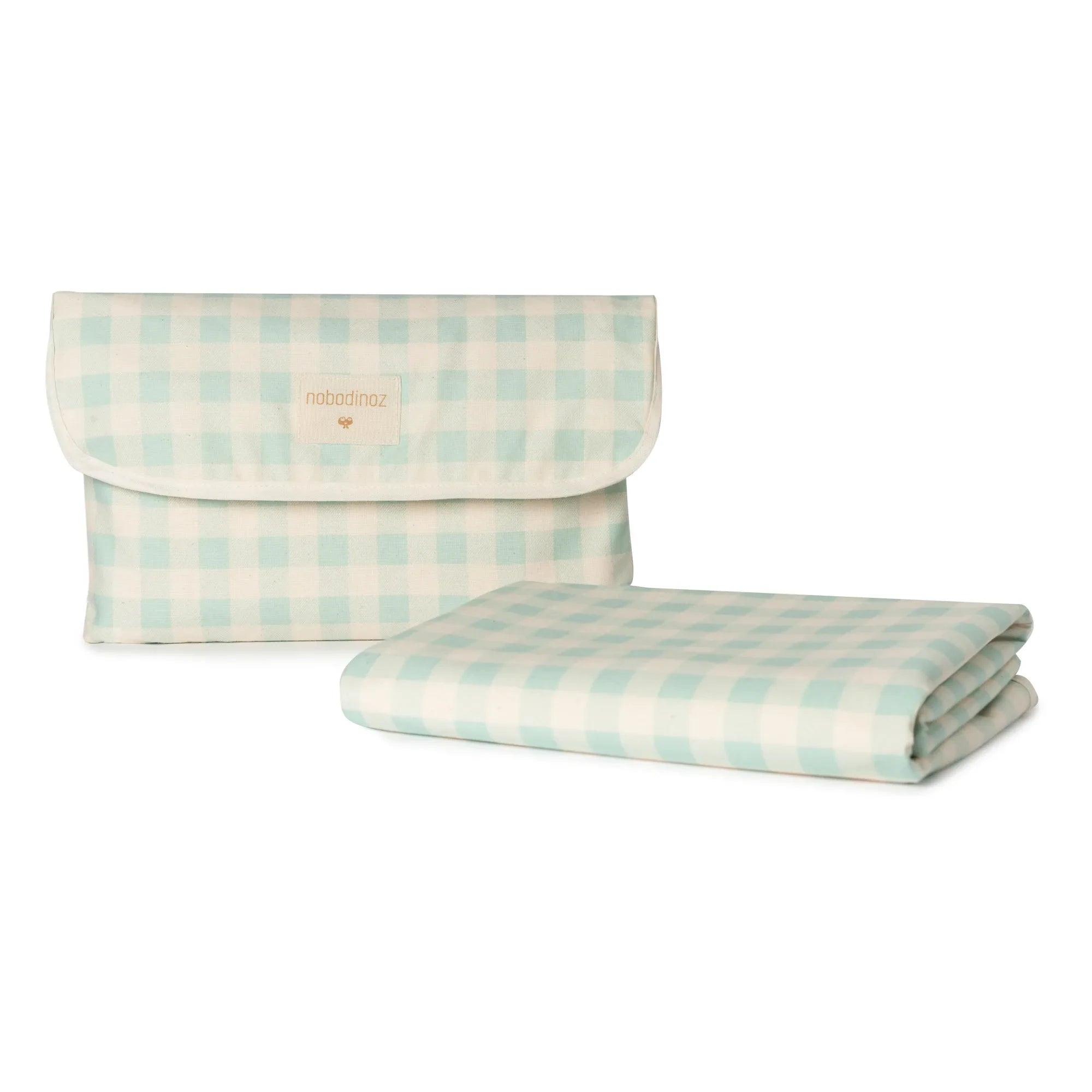 Nobodinoz - Mantel de algodón con revestimiento impermeable | Opaline Vichy