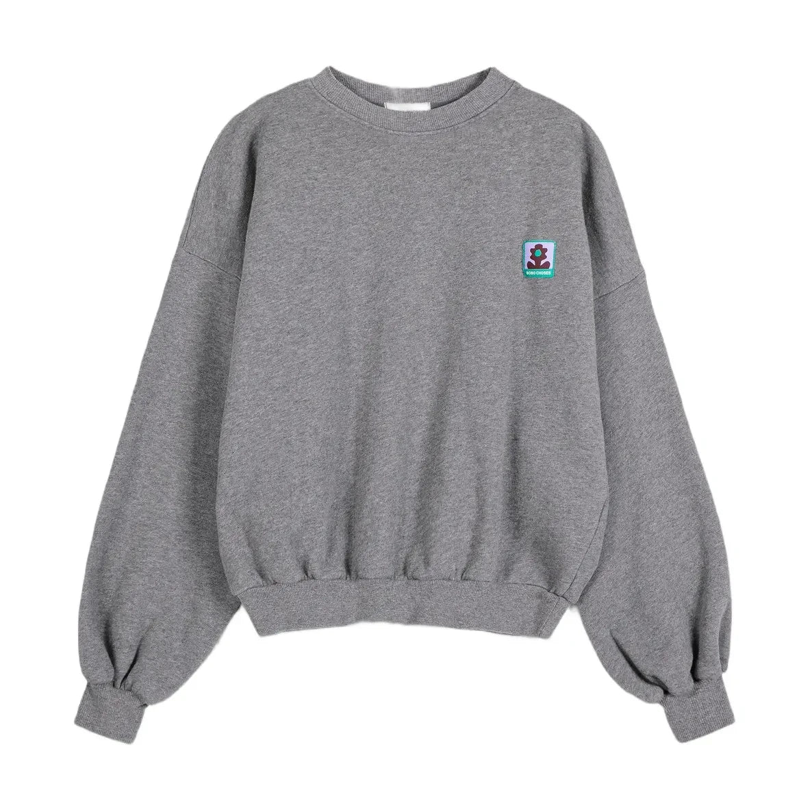 Bobo Choses - Sudadera relajada de algodón orgánico | Gris jaspeado