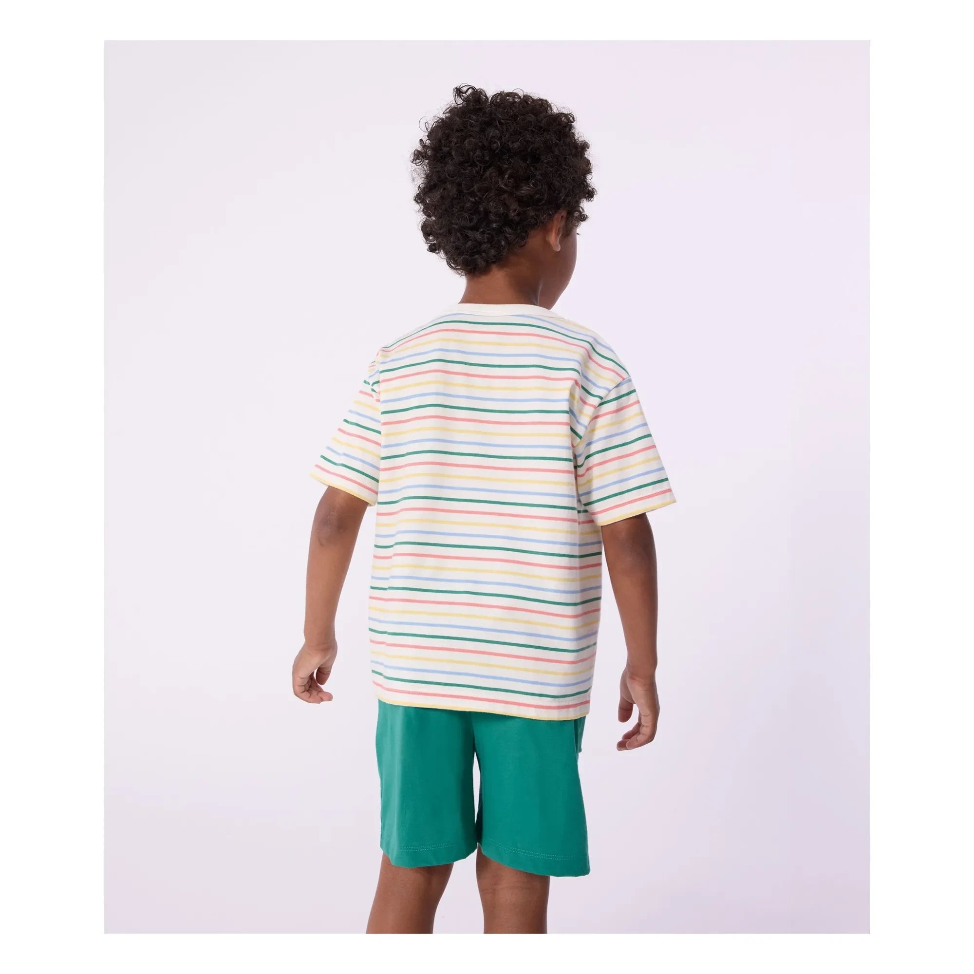 Petit Bateau - Camiseta Rayas | Amarillo