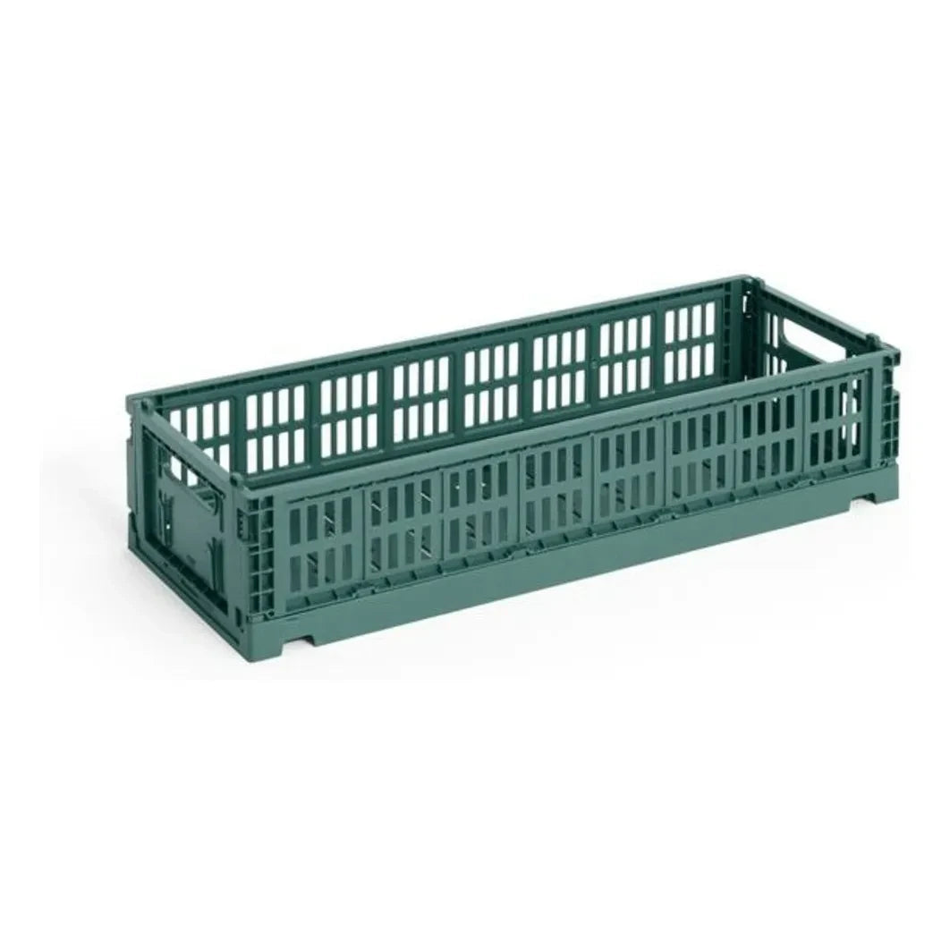 Hay - Caja plegable larga Caja | Verde oscuro