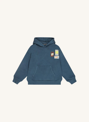 Tumble N'Dry - Exeter Sudadera de Algodón Orgánico con Capucha | Azul