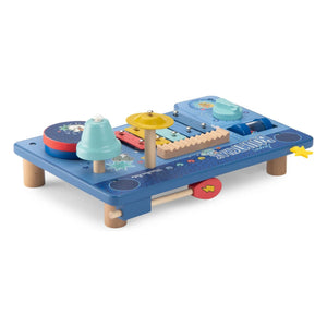 Moulin Roty - Mesa de actividades musicales Puce y Pilou | Azul