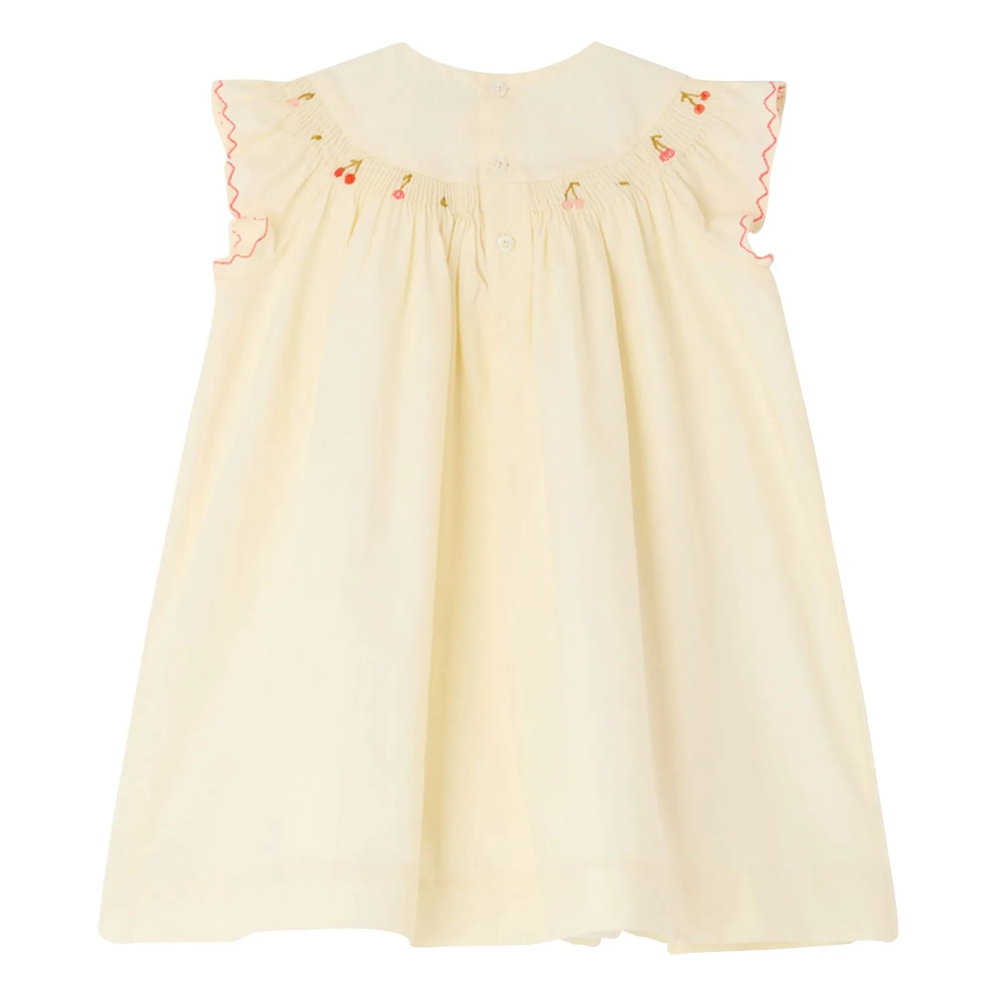 Bonpoint - Vestido Amantine de algodón orgánico | Crudo