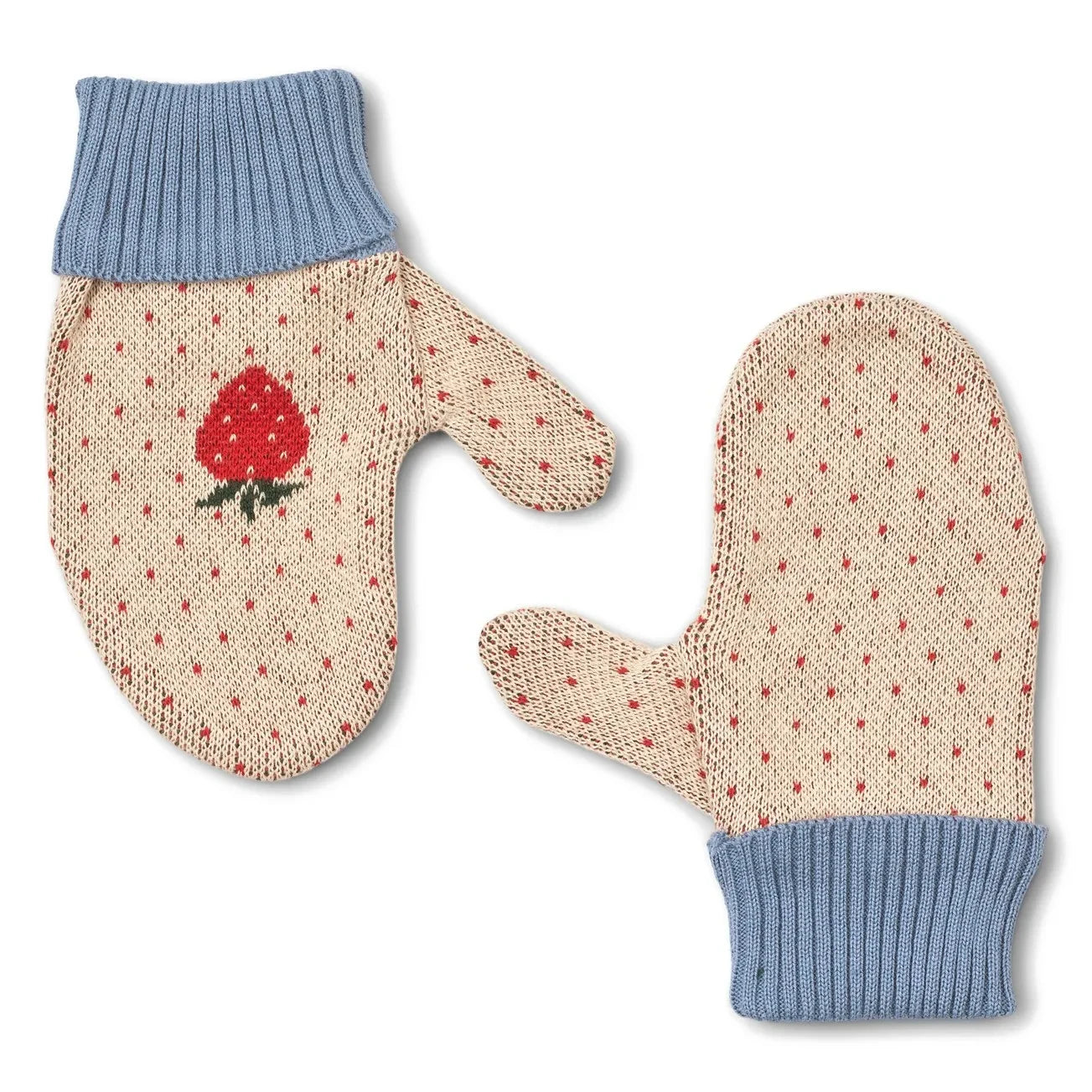 Flöss - Louise Pois Guantes sin Dedos | Crema