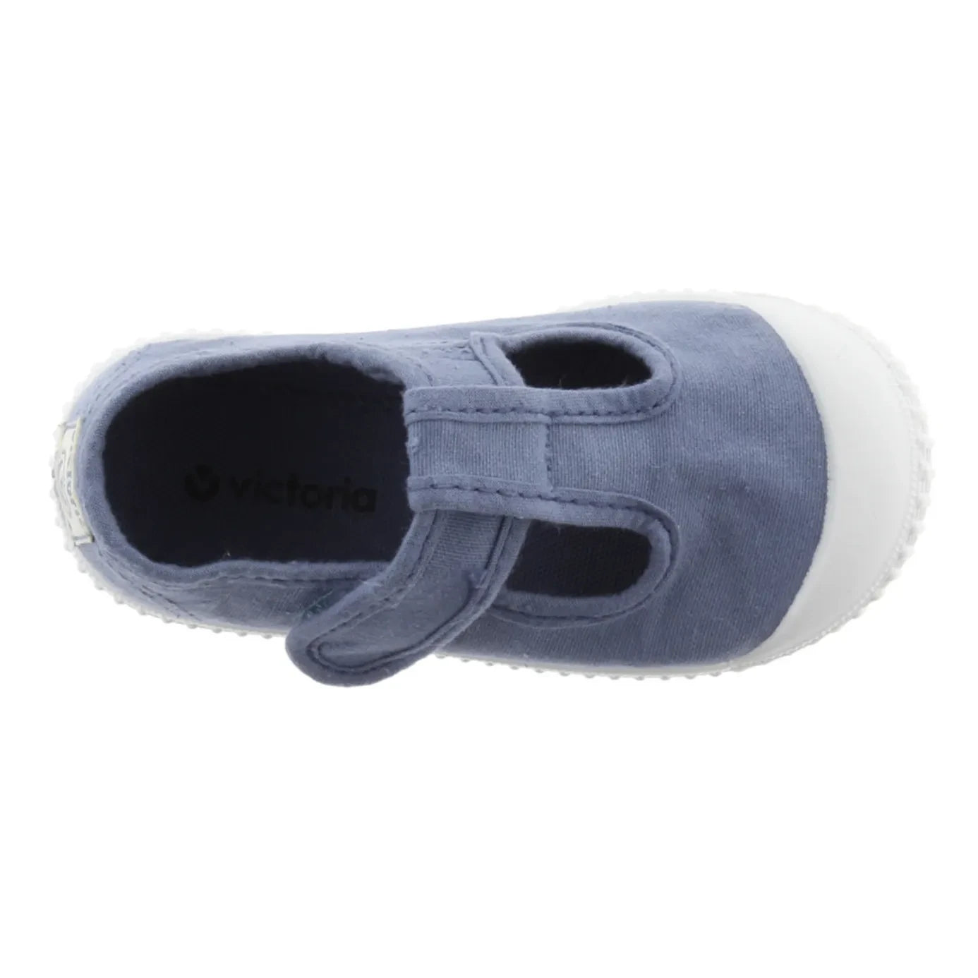 Victoria - Sandalias deportivas de lona con velcro | Azul