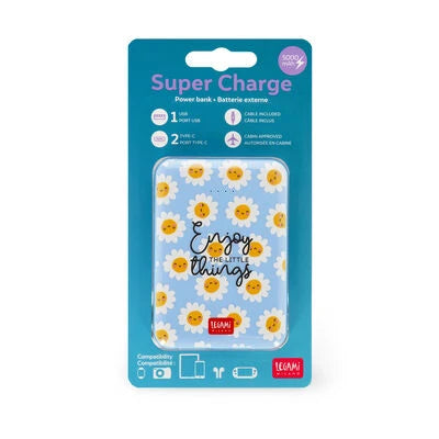 Legami - Batería portátil Daisy - Mi superpoder