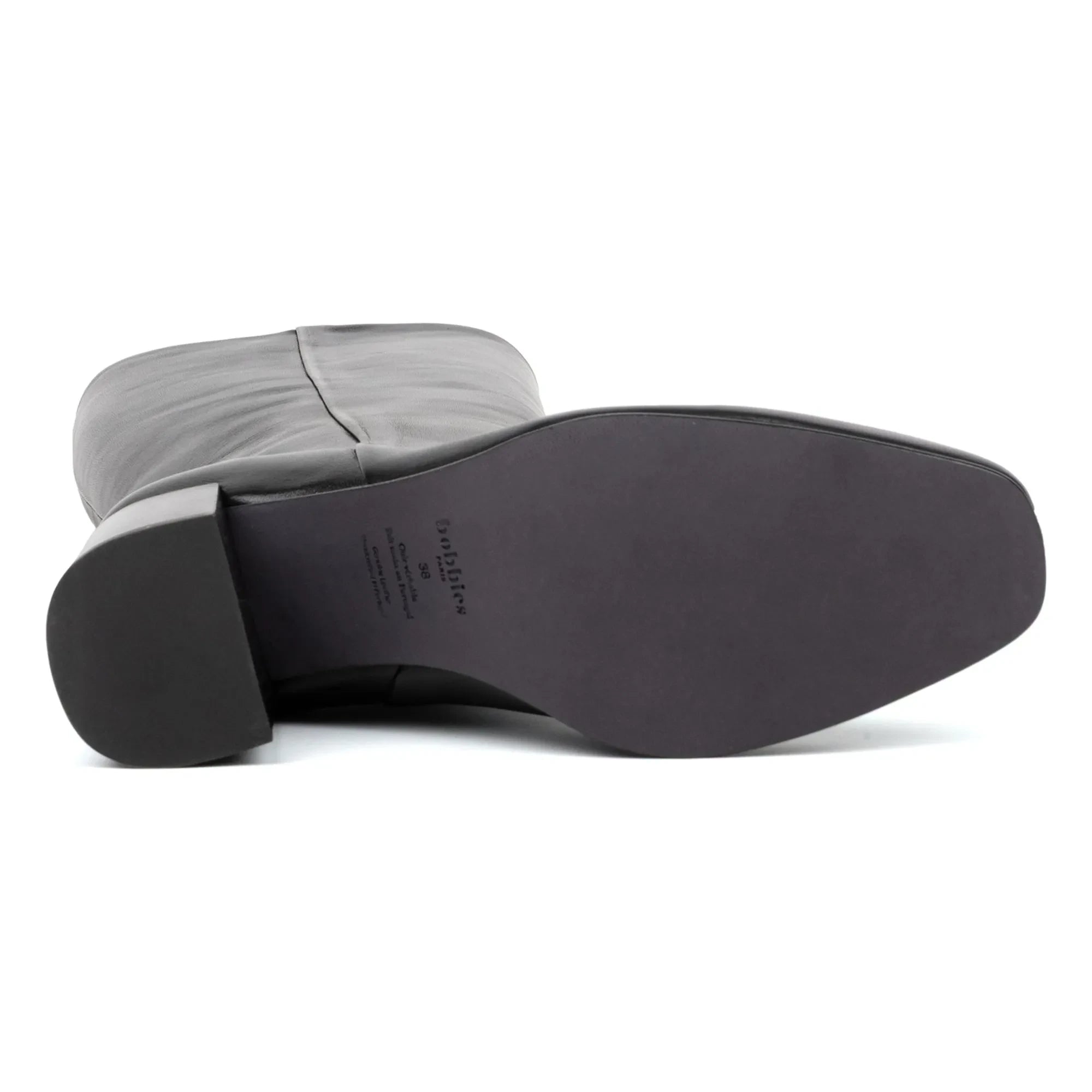 Bobbies - Botas de Piel Hisaé con Pelo de Cordero | Negro