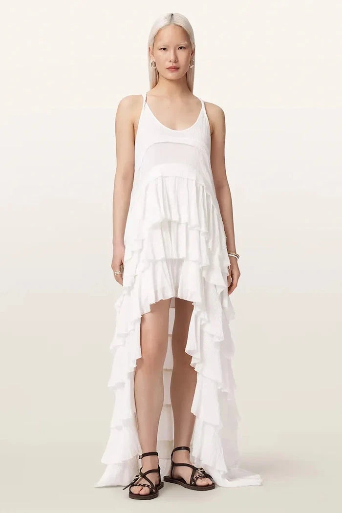 AllSaints vestido de algodón CAVARLY