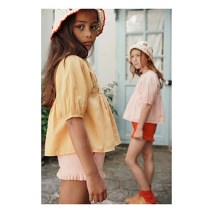 Emile et Ida - Blusa amarilla con volantes