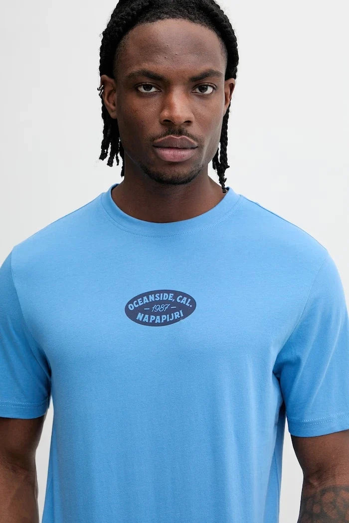 Camiseta de algodón Napapijri FLINT