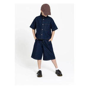 Finger in the nose - Pantalón corto Bermuda Denim Tate | Azul oscuro
