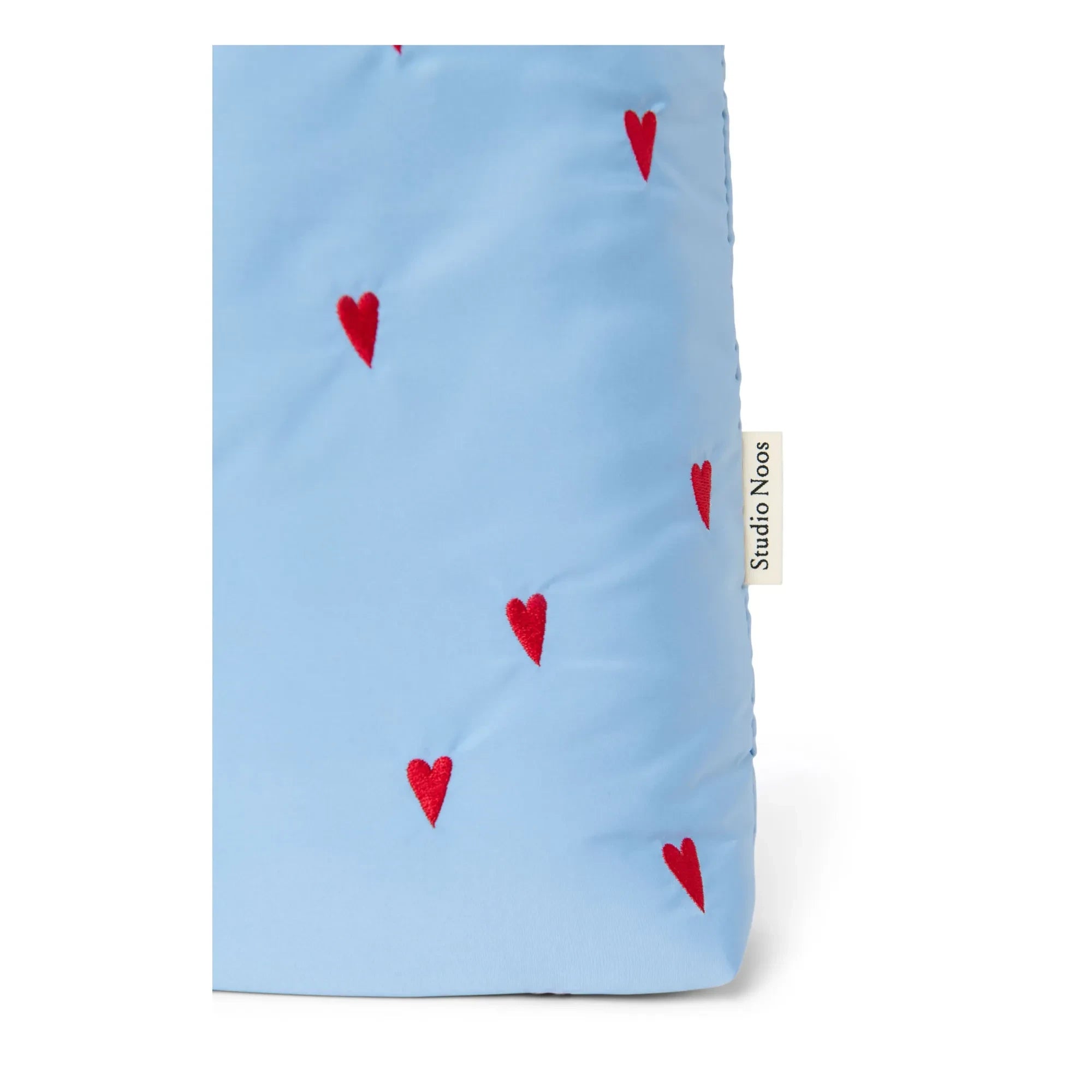 Studio Noos - Bolso de mamá Puffy Hearts | Azul claro