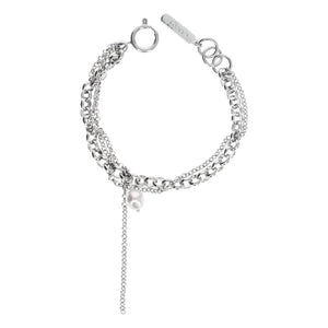 Justine Clenquet - Pulsera Richie | Plateada