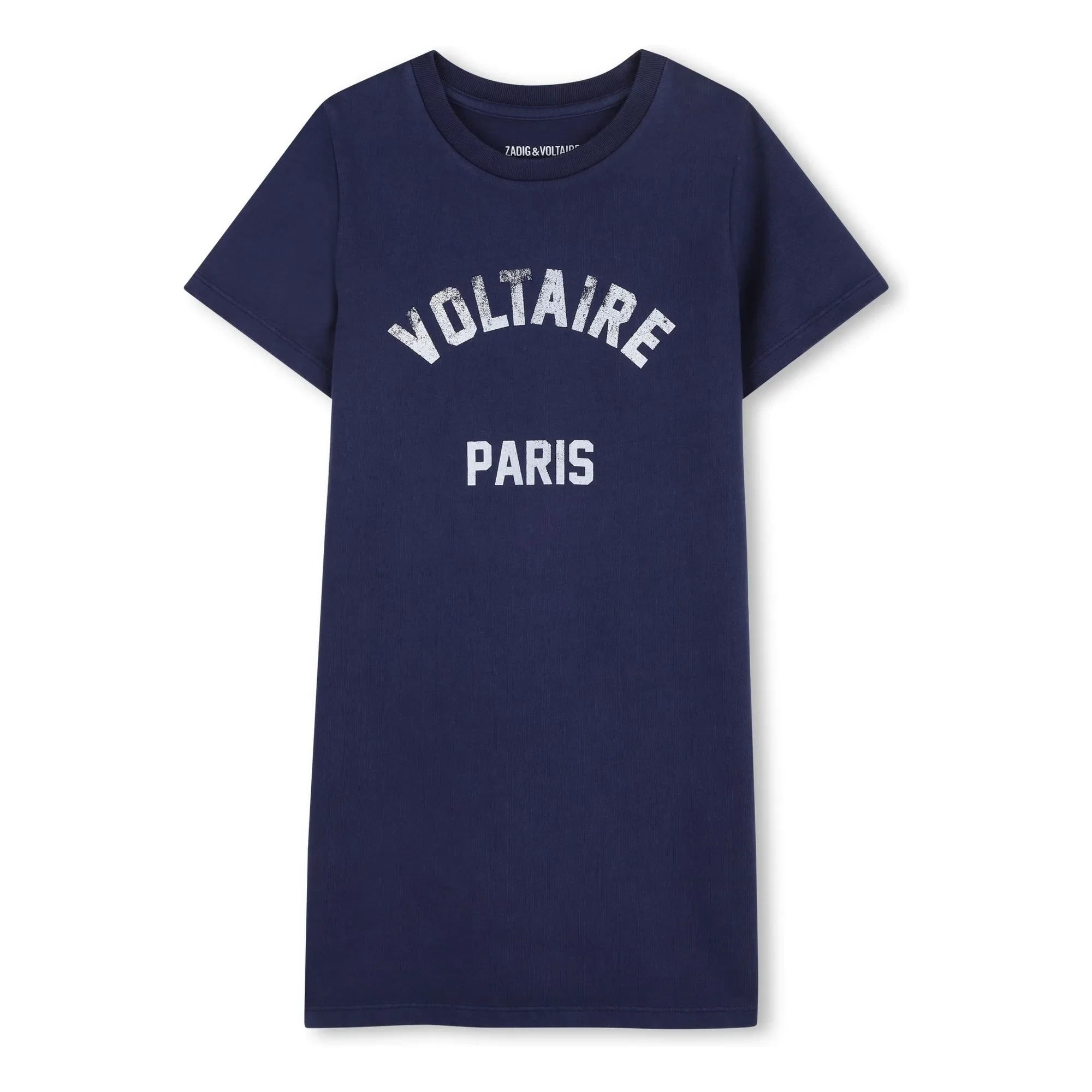 Zadig & Voltaire - Vestido camiseta París | Azul Oscuro