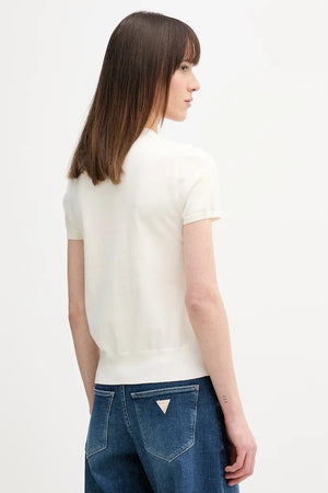 Suéter de algodón de manga corta para mujer Polo Ralph Lauren