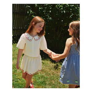 Goldie + Ace - Falda fresa | Marfil