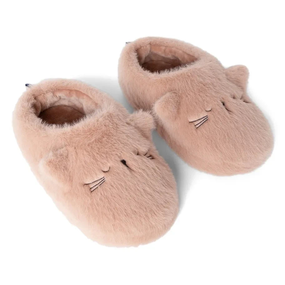 Liewood - Pantuflas de gato Aviaja hechas con fibras recicladas | Rosa