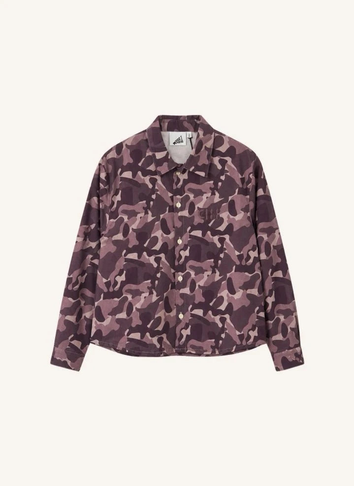 Cos I Said So - Sobrecamisa militar de camuflaje | Marrón oscuro