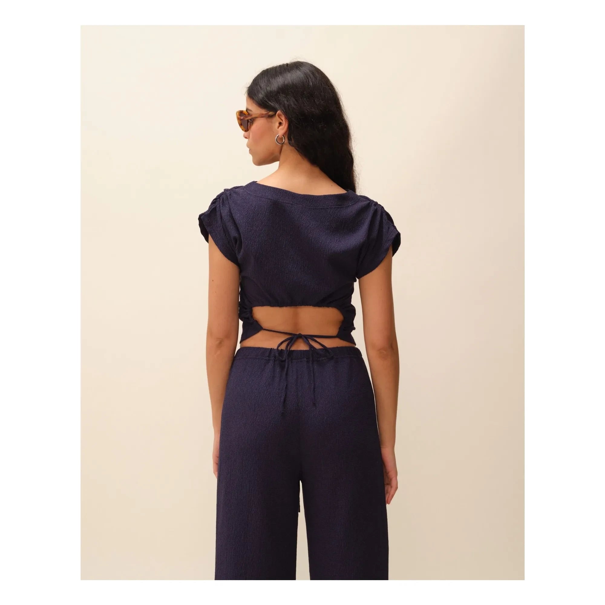 Nitah - Leila Top | Azul marino