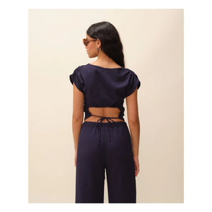 Nitah - Leila Top | Azul marino