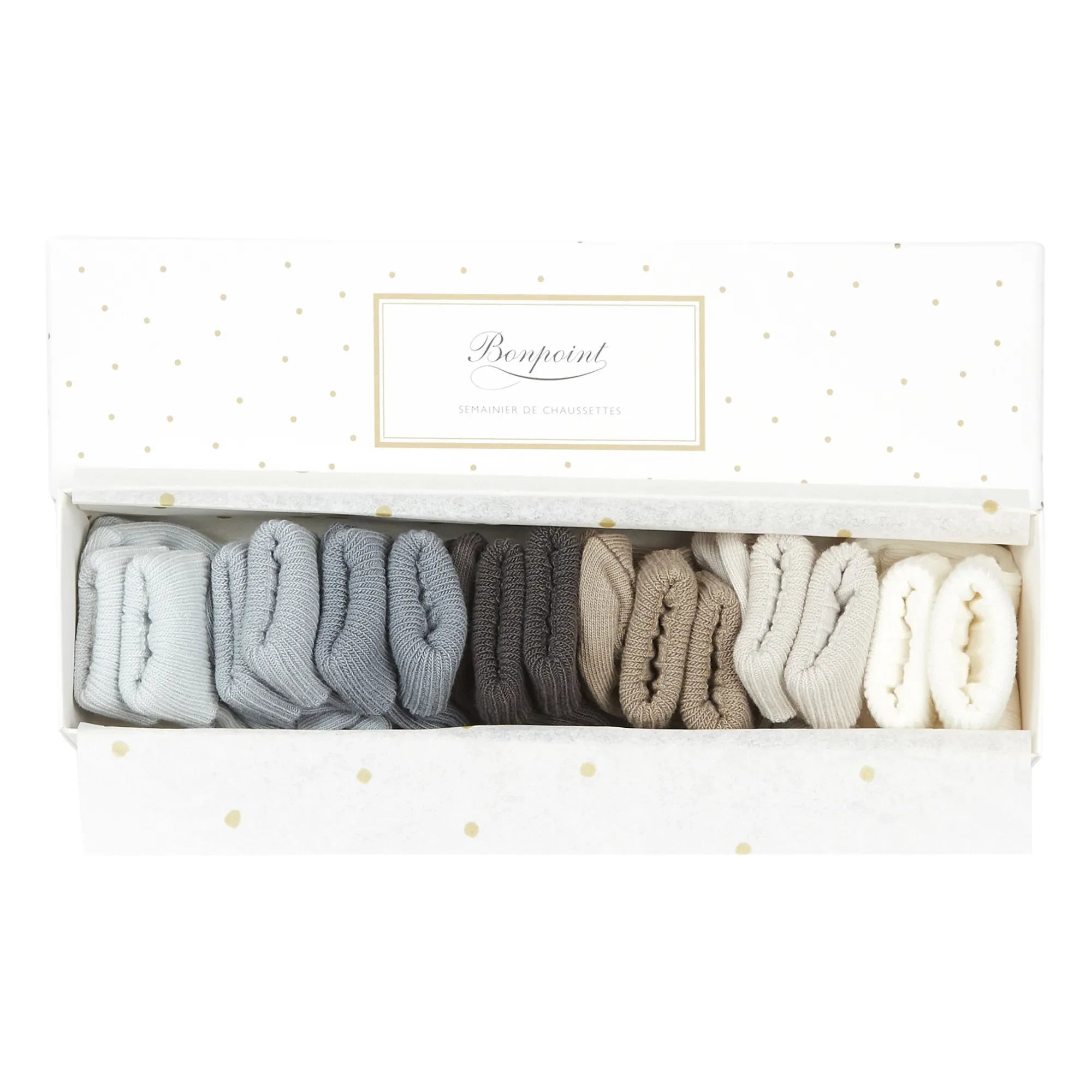 Bonpoint - Set de 7 calcetines | Azul