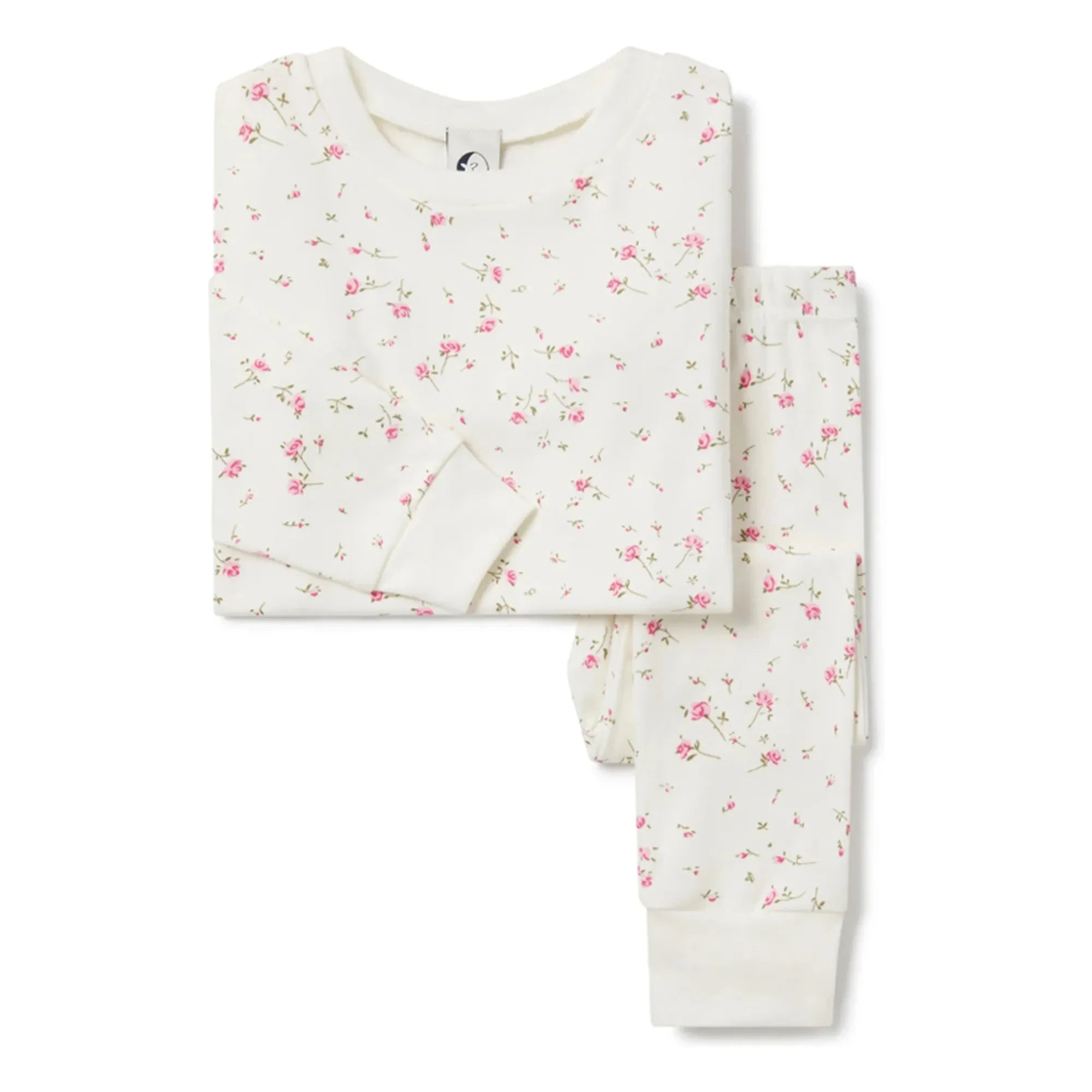 Sleepy Doe - Pijama de algodón orgánico con estampado floral | Crudo