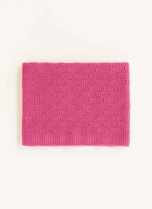 Hvid - Gigi Merinos Cuello de lana | rosa chicle