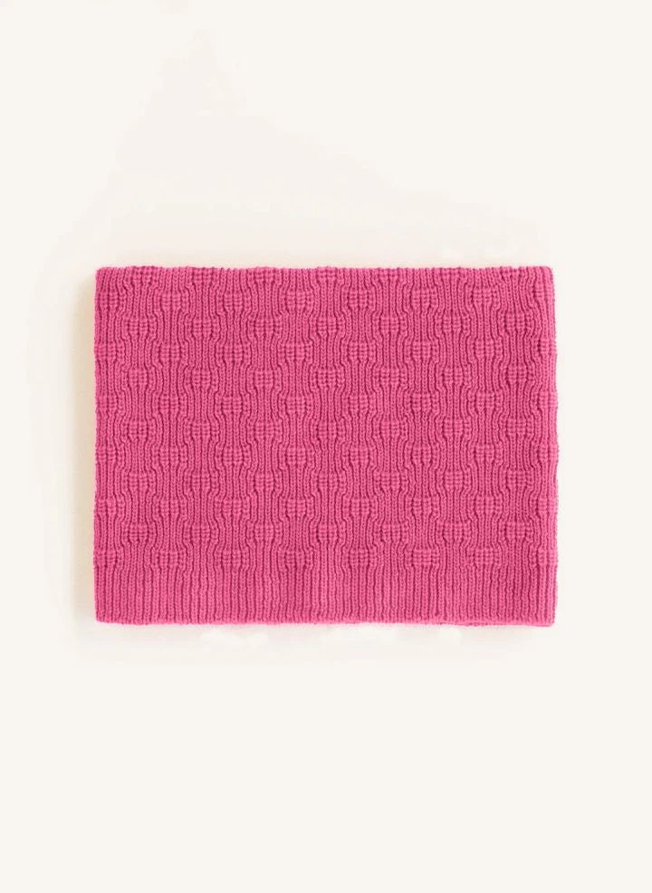 Hvid - Gigi Merinos Cuello de lana | rosa chicle