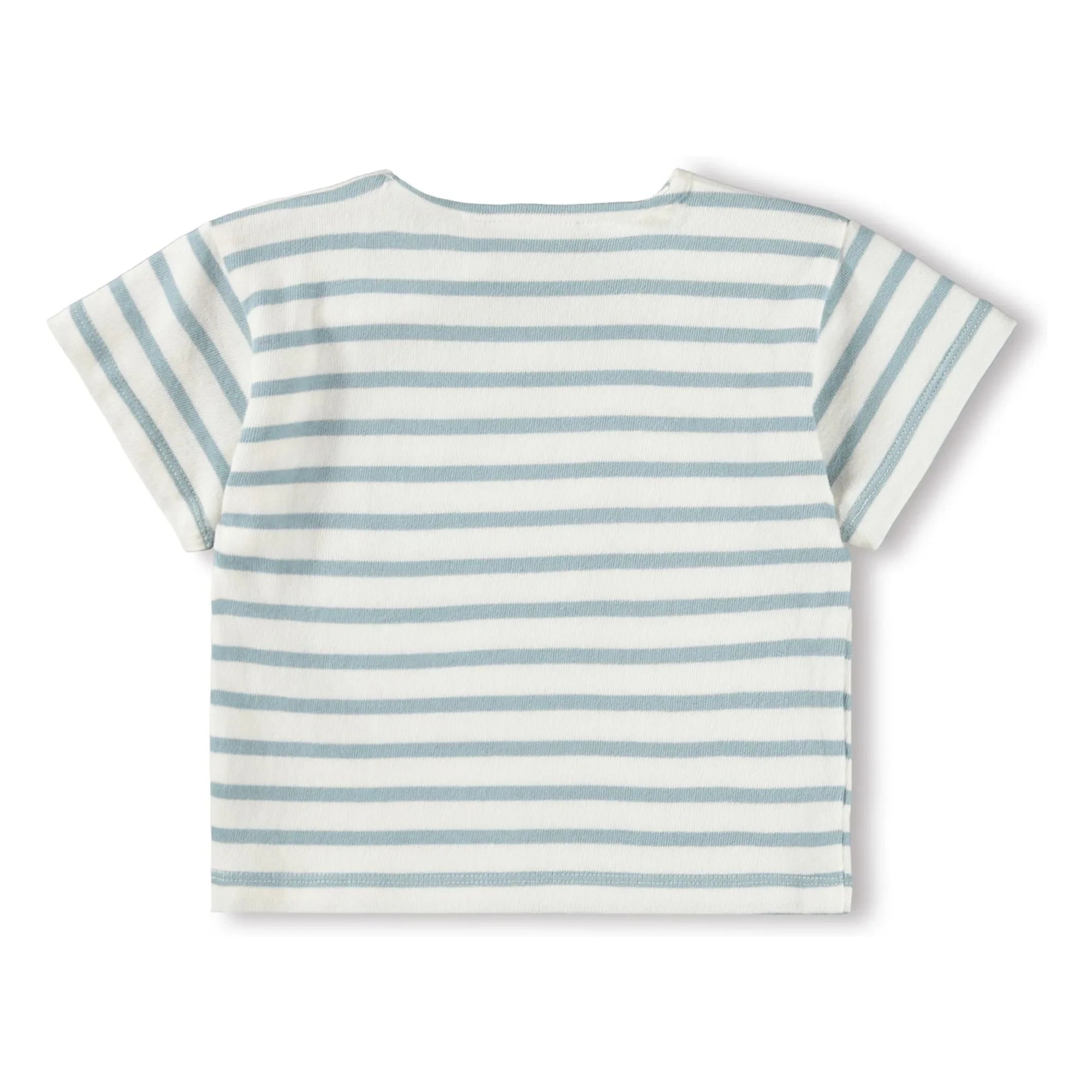 Molo - Camiseta de algodón orgánico a rayas Eivor | Blanco