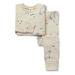 Sleepy Doe - Pijama de algodón orgánico Peace | Crudo