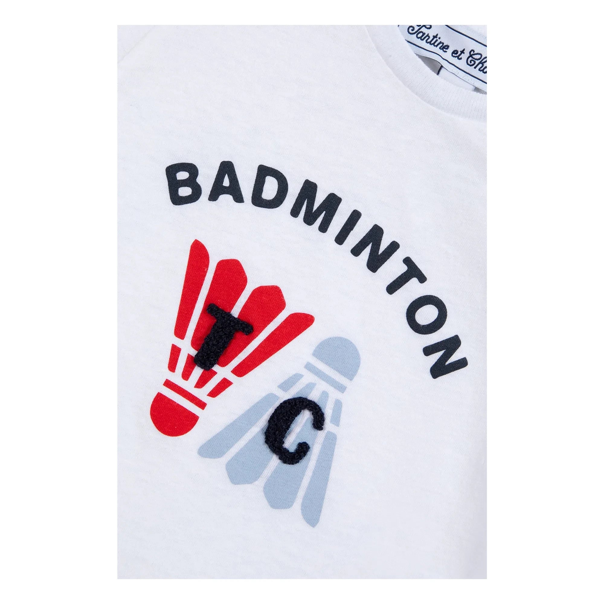 Tartine et Chocolat - Camiseta Volante de Bádminton | Blanca