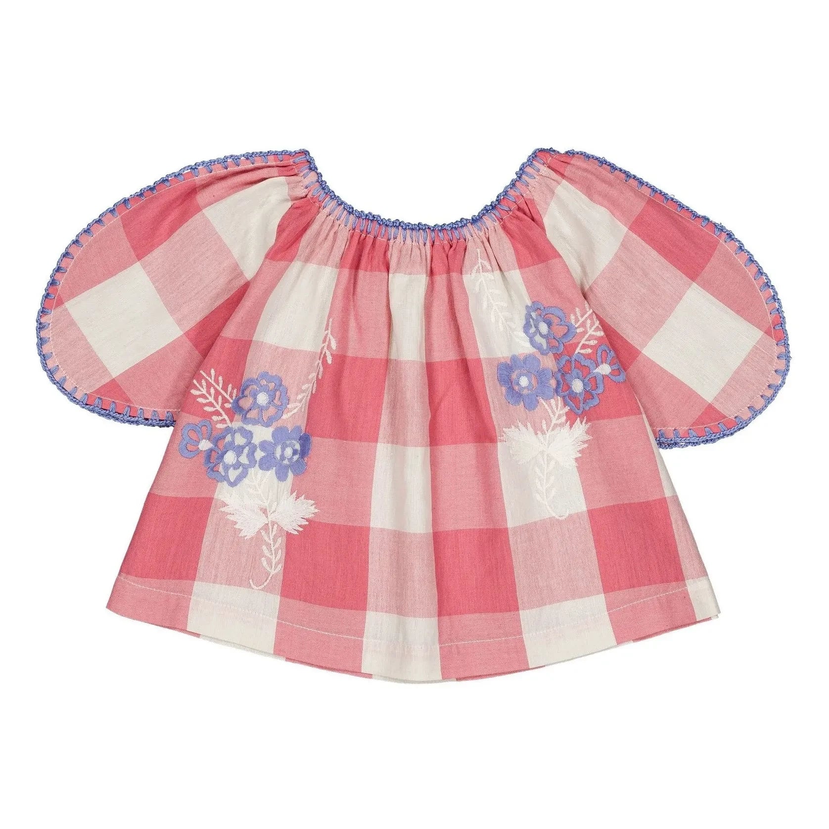 Hello Simone - Blusa Marlette a cuadros | Rosa