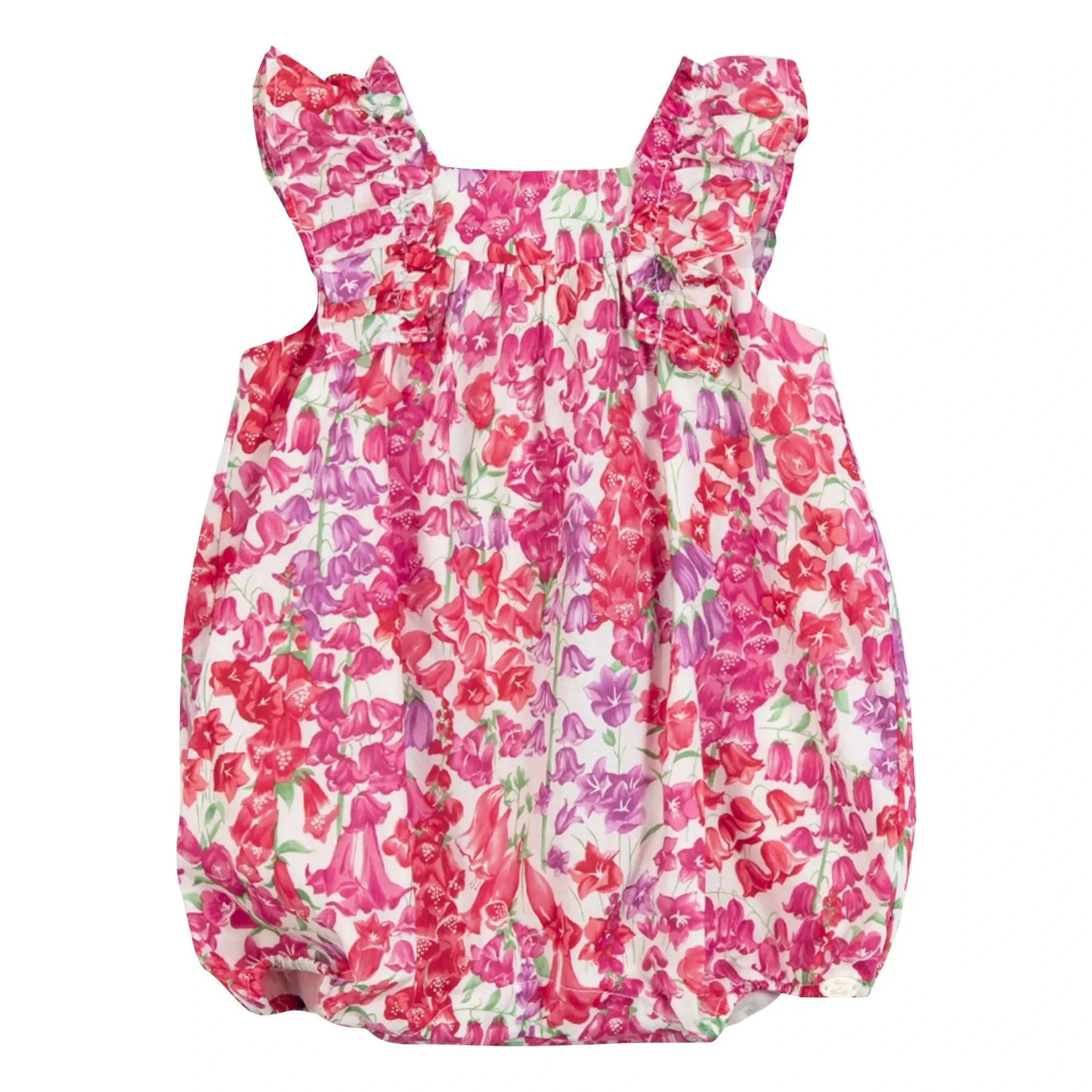 Tartine et Chocolat - Pelele de volantes Liberty | Rosa caramelo
