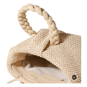 Hereu - Bolso Bombon M Rafia Suave | Beige